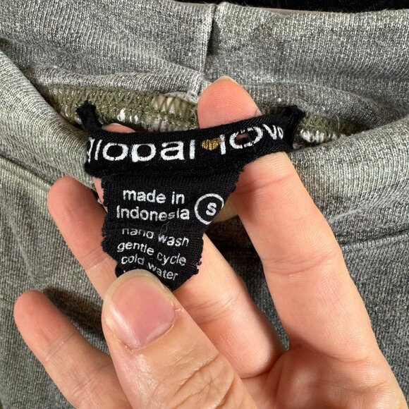 Global Love Camo Heart Jogger Pants – Soft Rayon Lounge Sweatpants, Size Small - Picture 8 of 9